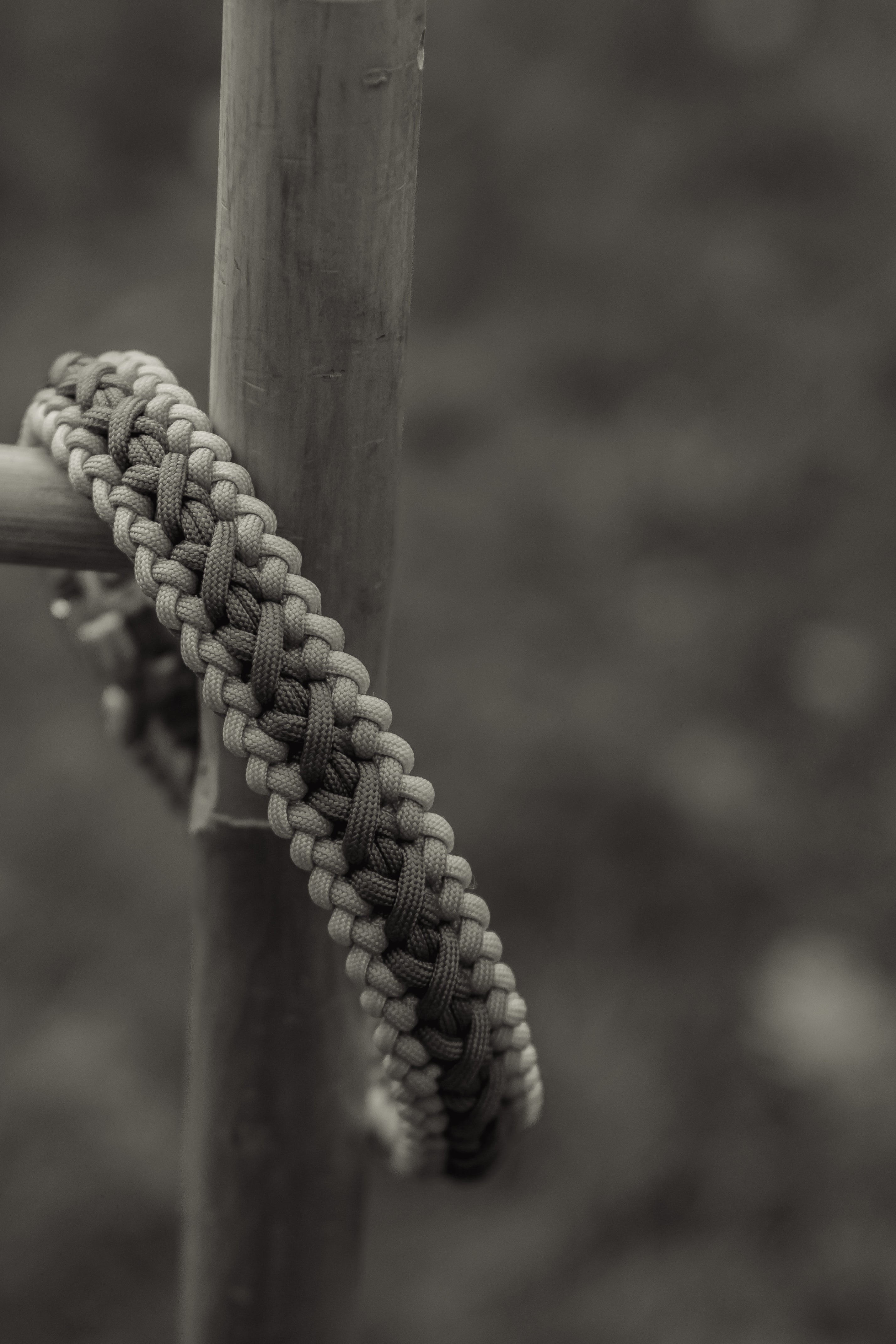 Paracord Halsband „Waldgeflüster“ (ca.3,2 cm breit)